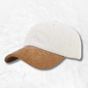 Casquette Velours Côtelé Bicolore !