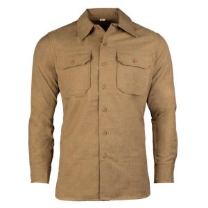 Chemise Moutarde US M.37 – Militaria Premium WW2